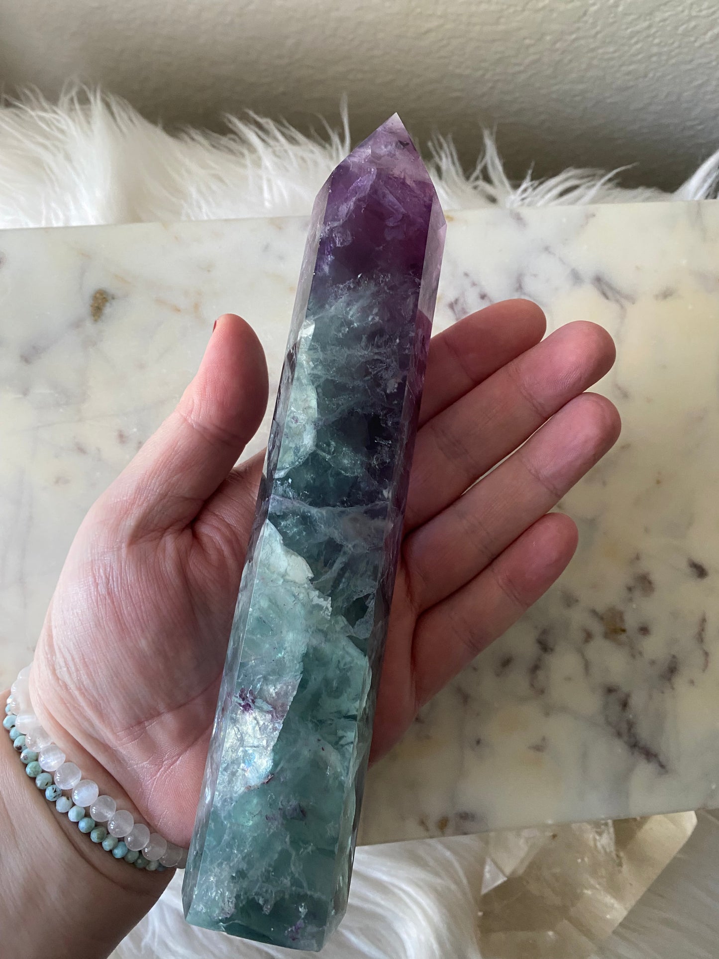 Rainbow Fluorite Tower