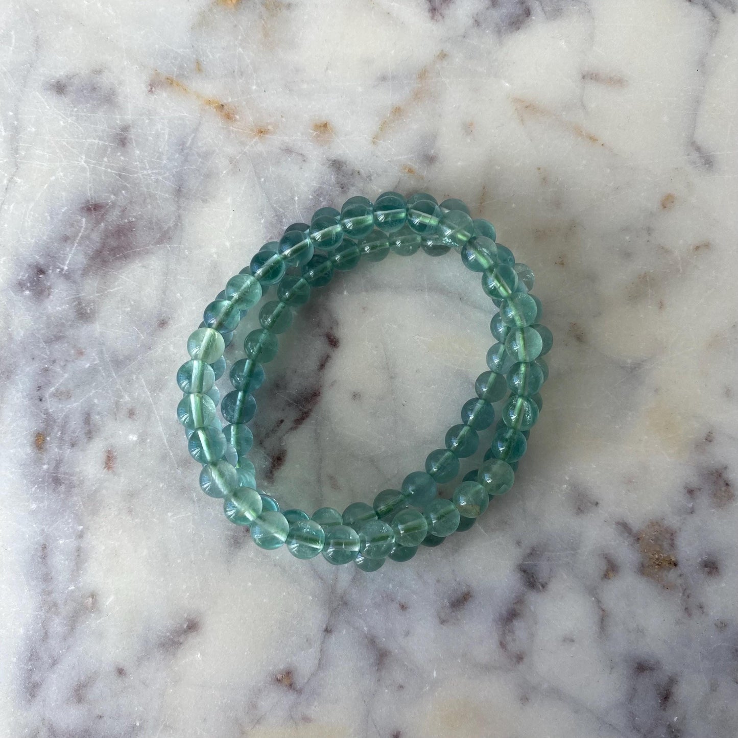 Green Fluorite Crystal Bracelet
