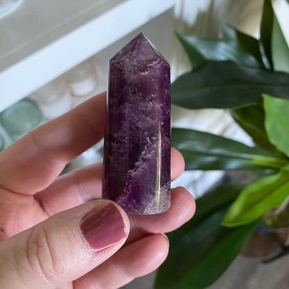 Purple Fluorite Tower