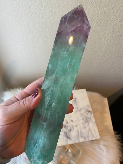 Rainbow Fluorite Tower