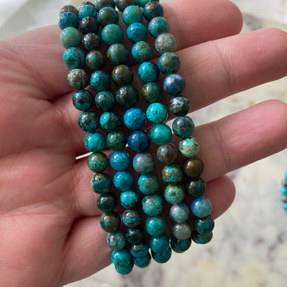 Chrysocolla Crystal Bracelet