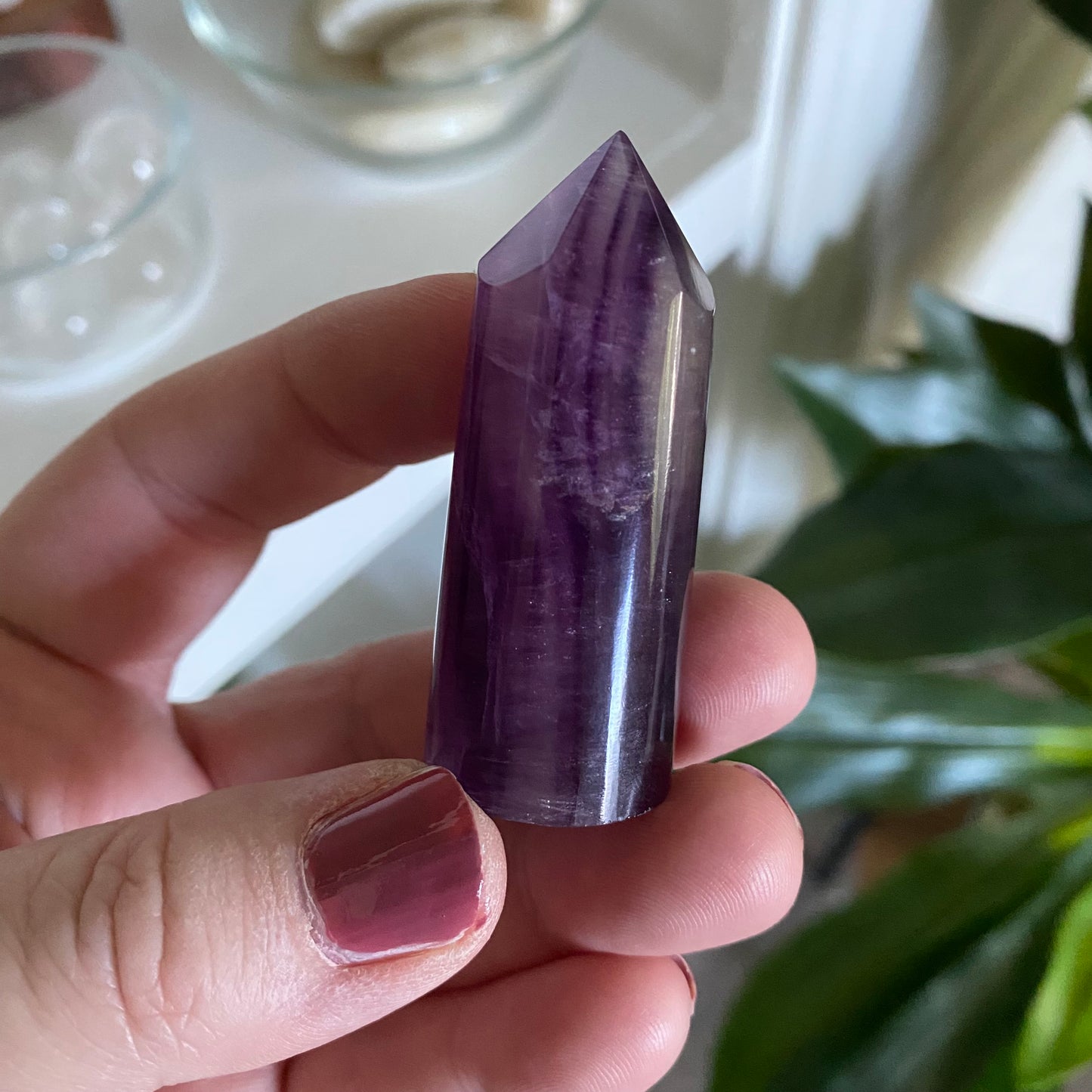 Purple Fluorite Tower