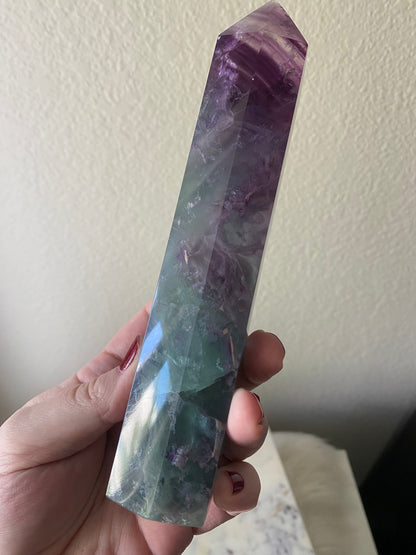 Rainbow Fluorite Tower