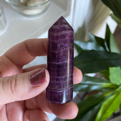 Purple Fluorite Tower
