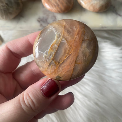 Peach Moonstone Palmstone