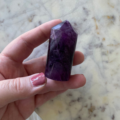 Purple Fluorite Tower