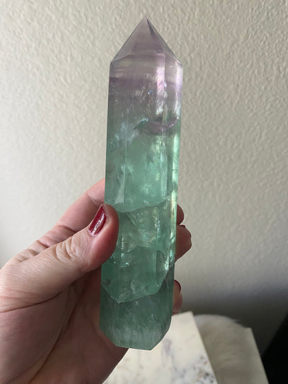 Rainbow Fluorite Tower