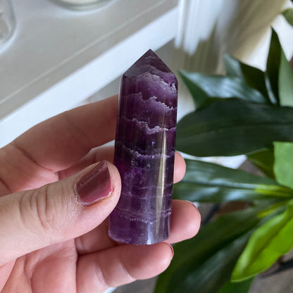 Purple Fluorite Tower