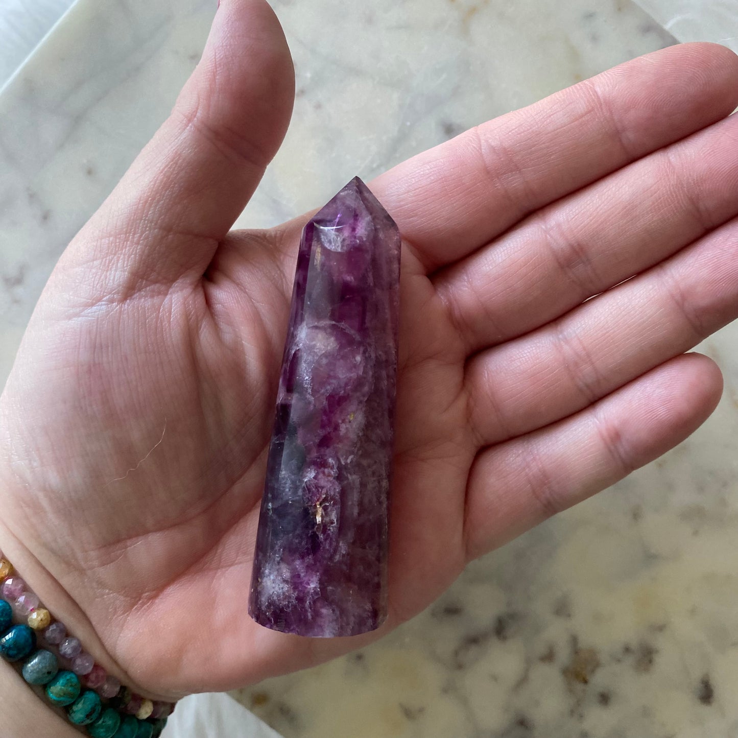 Purple Fluorite Tower