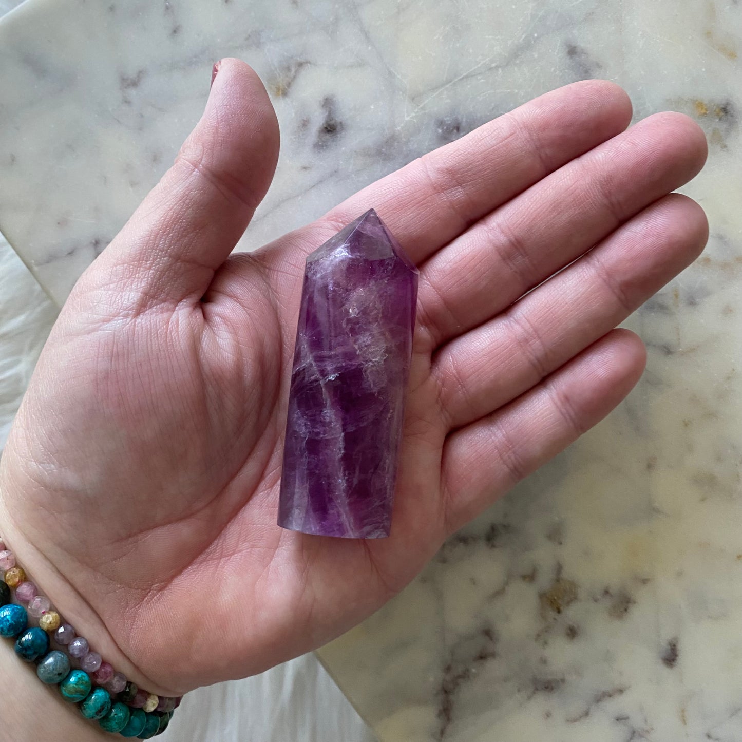 Purple Fluorite Tower