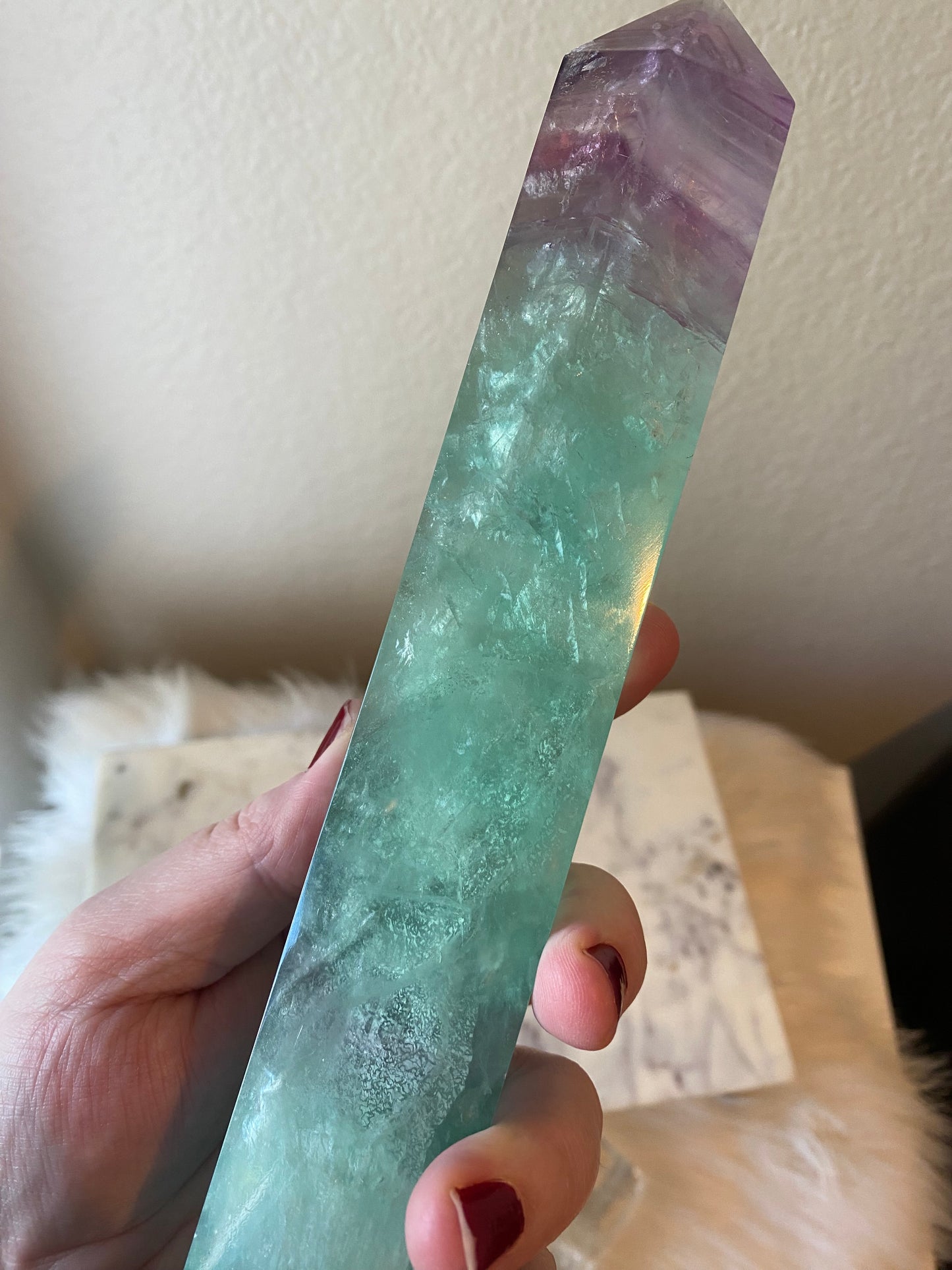 Rainbow Fluorite Tower