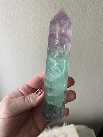 Rainbow Fluorite Tower