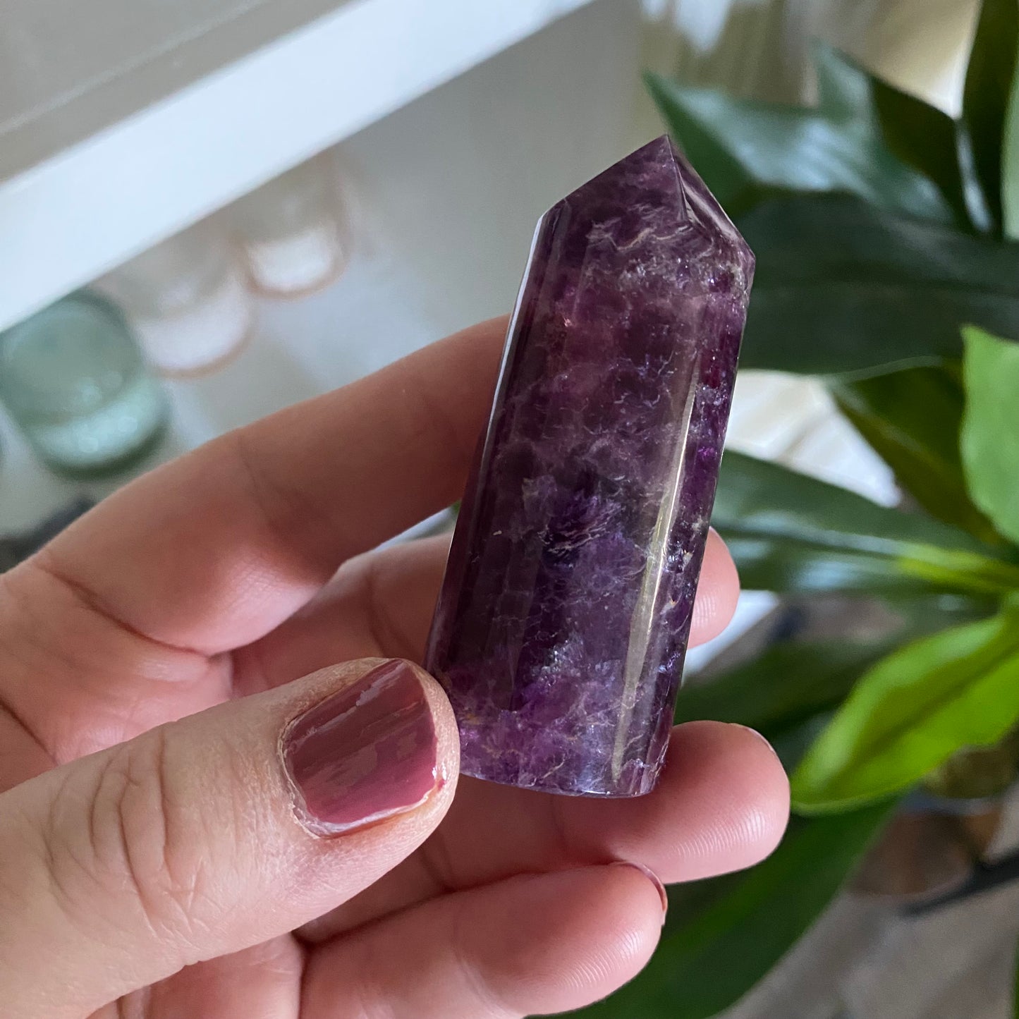 Purple Fluorite Tower