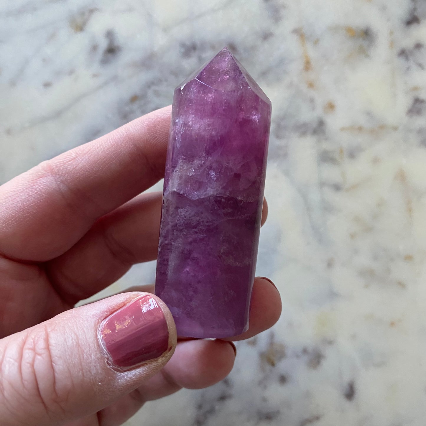 Purple Fluorite Tower