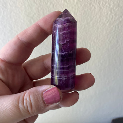 Purple Fluorite Tower