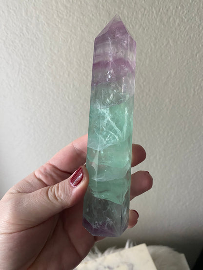 Rainbow Fluorite Tower