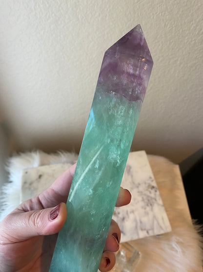 Rainbow Fluorite Tower