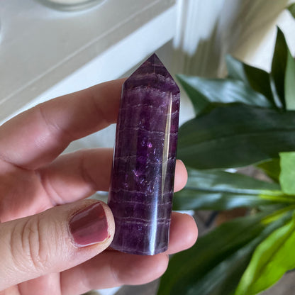 Purple Fluorite Tower