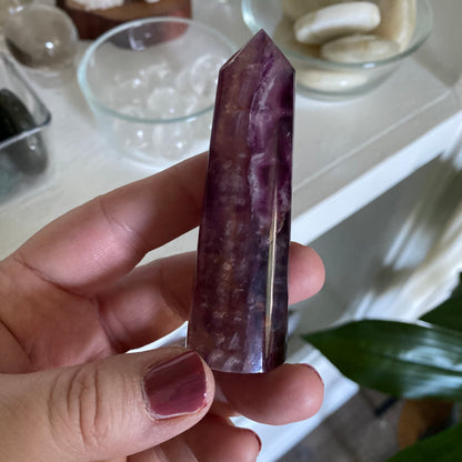 Purple Fluorite Tower