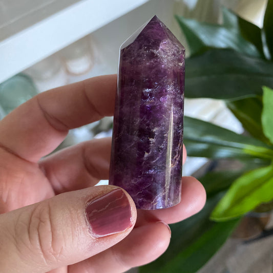 Purple Fluorite Tower