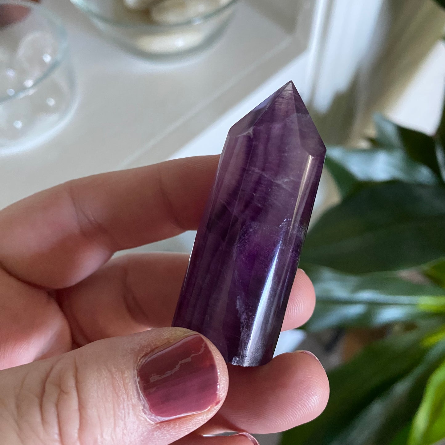 Purple Fluorite Tower