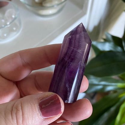Purple Fluorite Tower