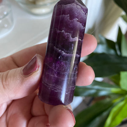 Purple Fluorite Tower