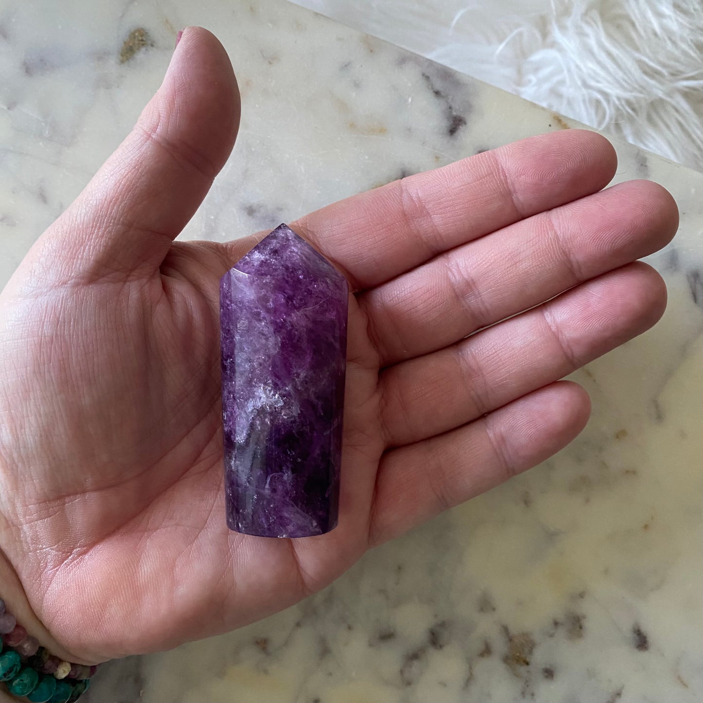 Purple Fluorite Tower