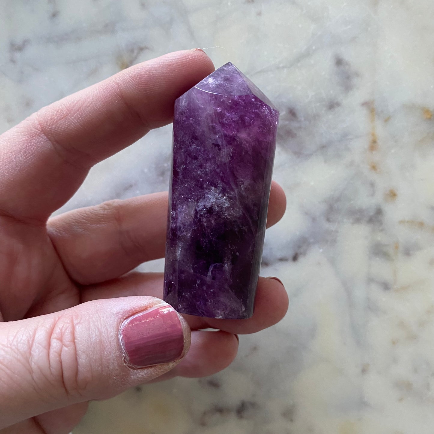 Purple Fluorite Tower