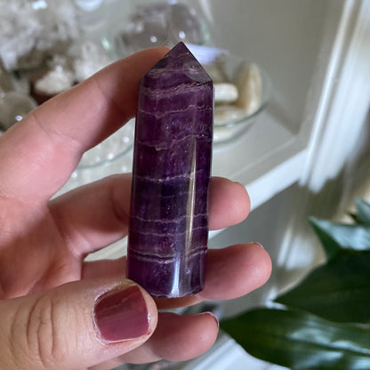 Purple Fluorite Tower