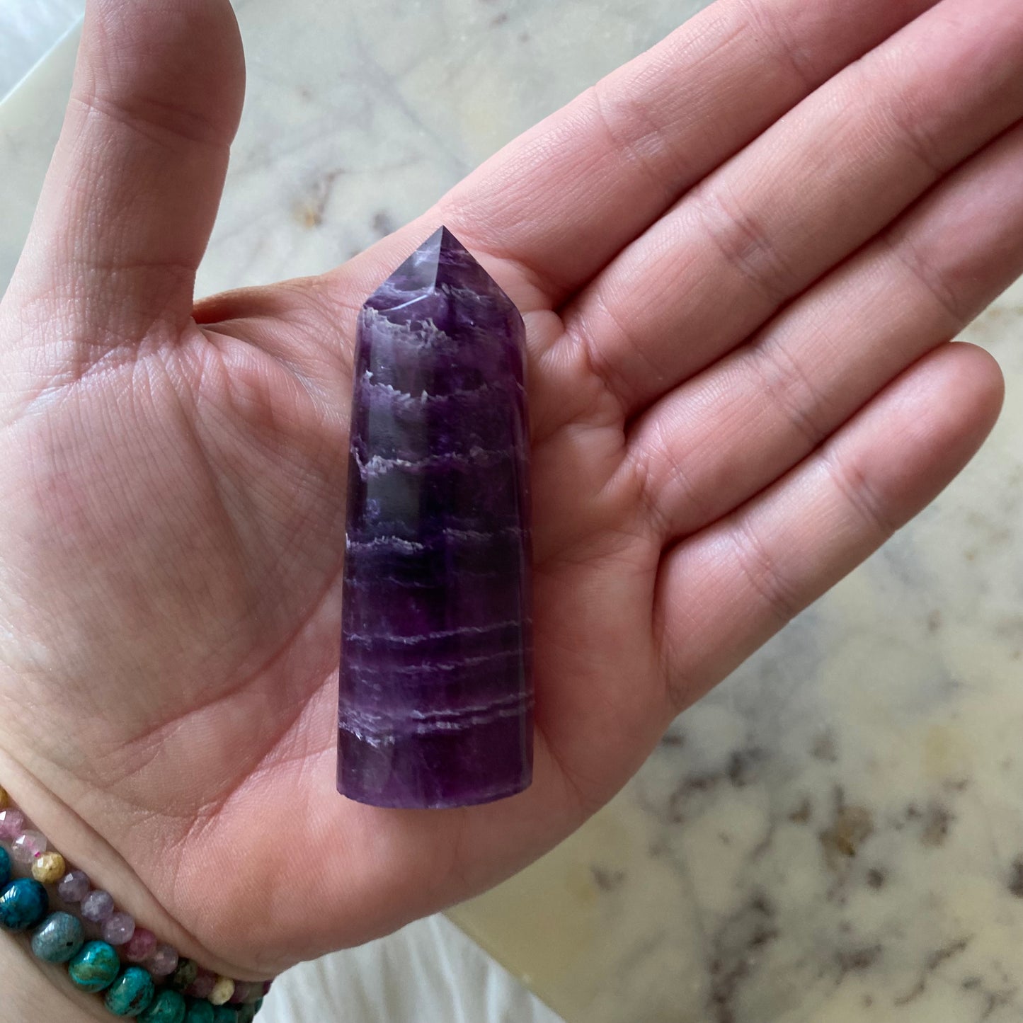 Purple Fluorite Tower