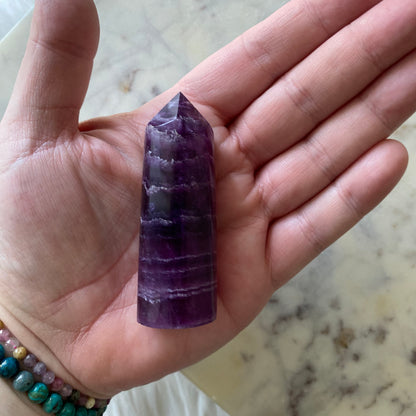 Purple Fluorite Tower