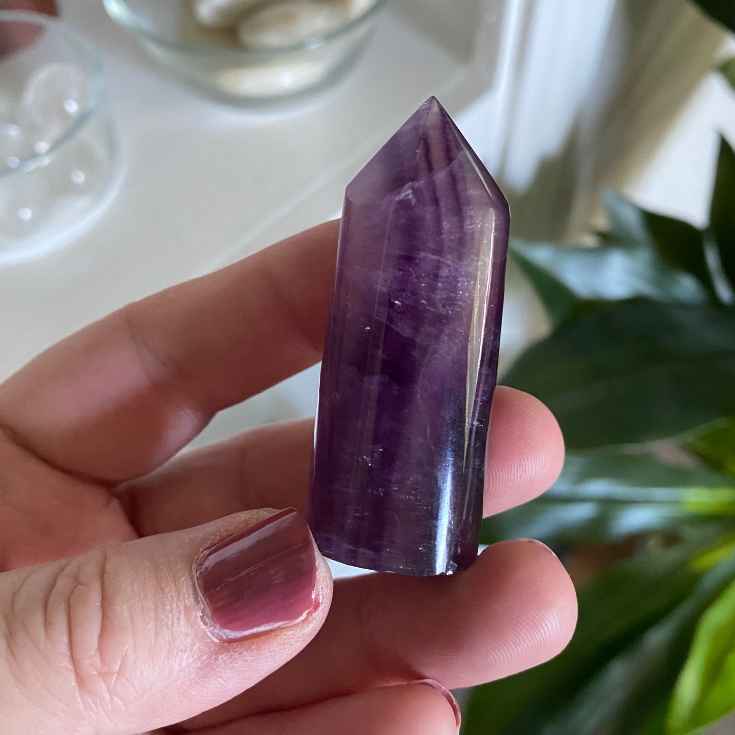 Purple Fluorite Tower
