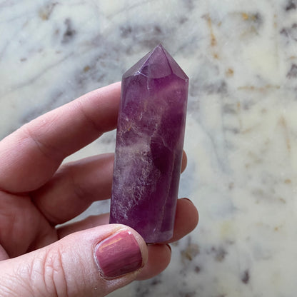 Purple Fluorite Tower