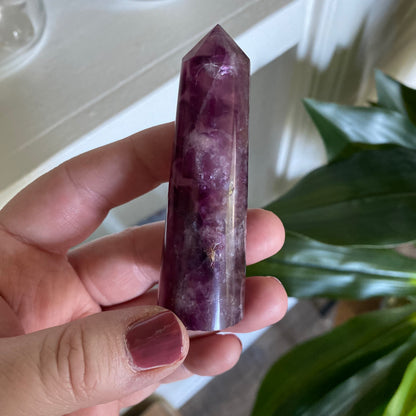 Purple Fluorite Tower