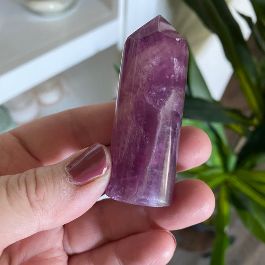 Purple Fluorite Tower