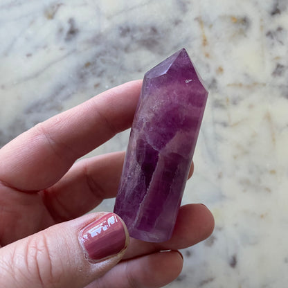 Purple Fluorite Tower
