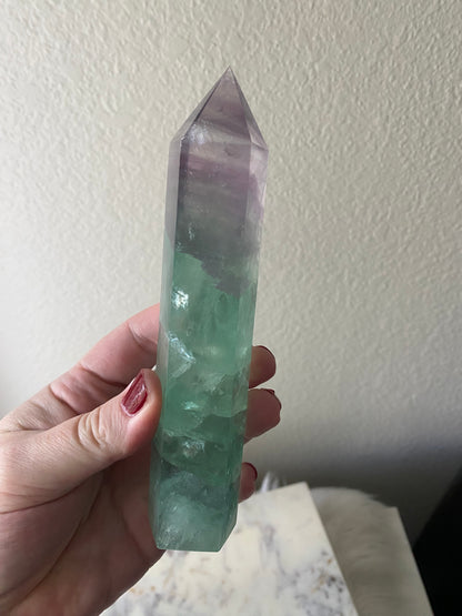 Rainbow Fluorite Tower