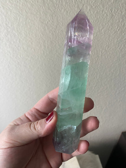 Rainbow Fluorite Tower