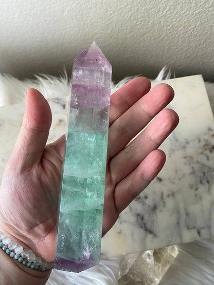 Rainbow Fluorite Tower
