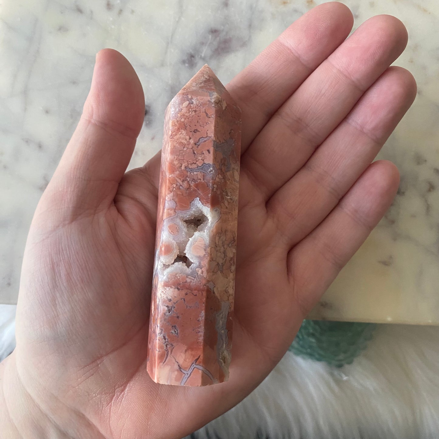 Pink Agate Tower