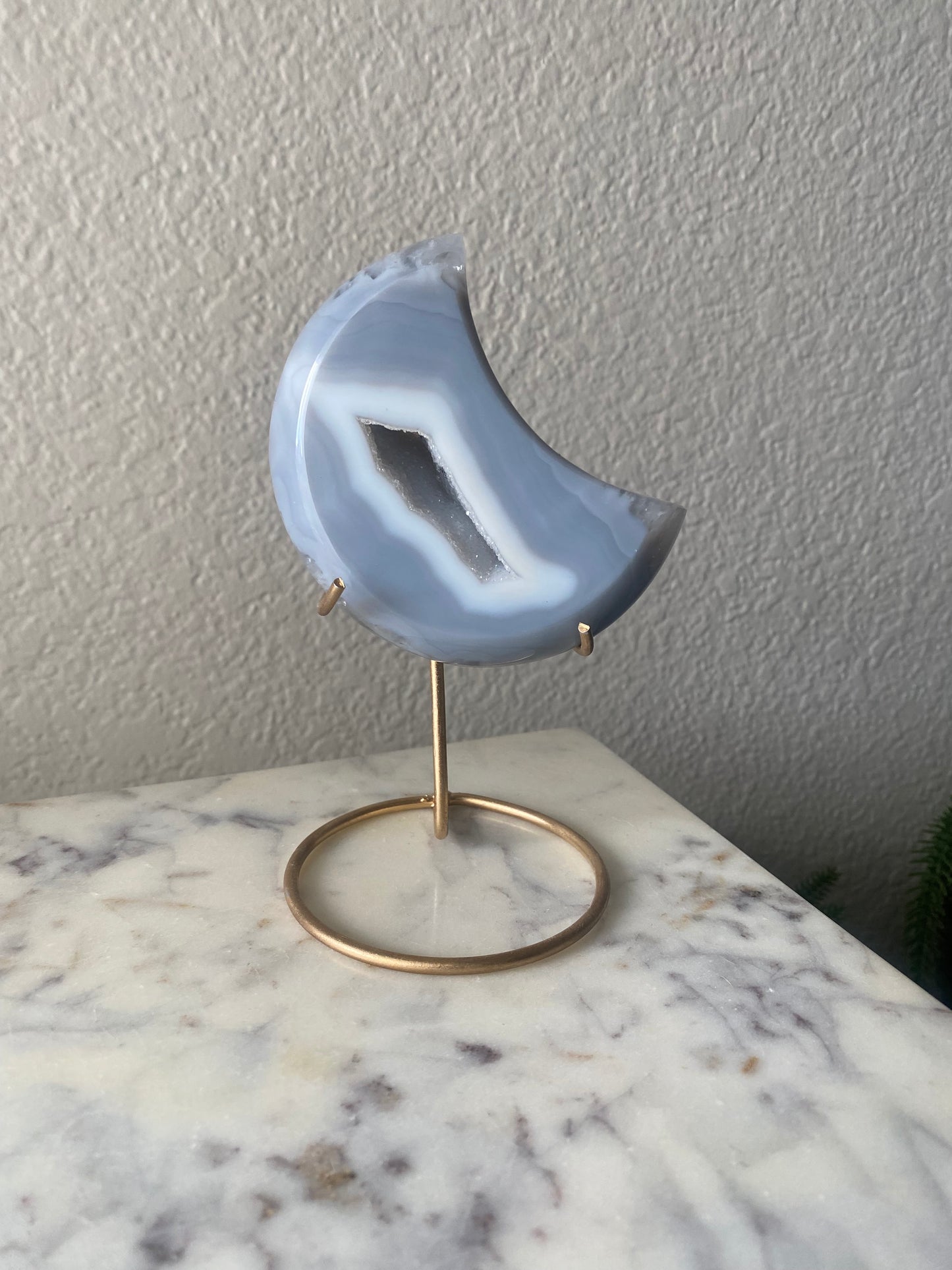 Druzy Agate Moon