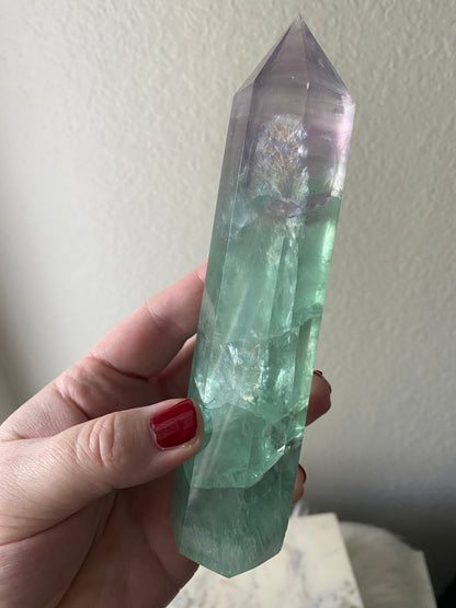 Rainbow Fluorite Tower