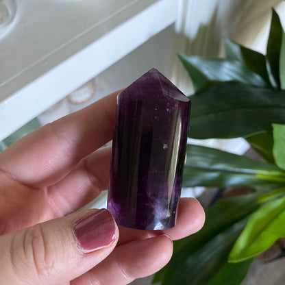 Purple Fluorite Tower