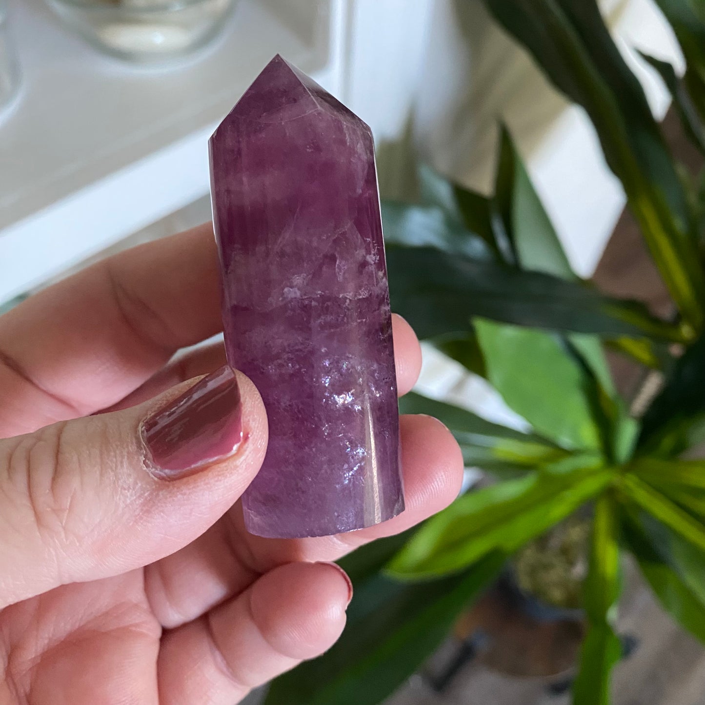 Purple Fluorite Tower