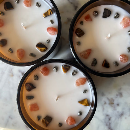 Toasted Pumpkin Spice - Abundance, Joy - Crystal Candle