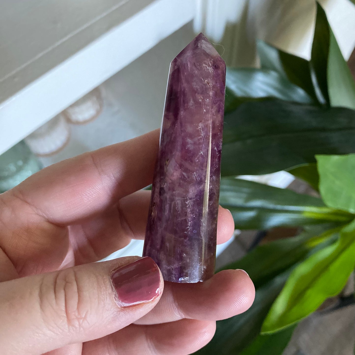 Purple Fluorite Tower