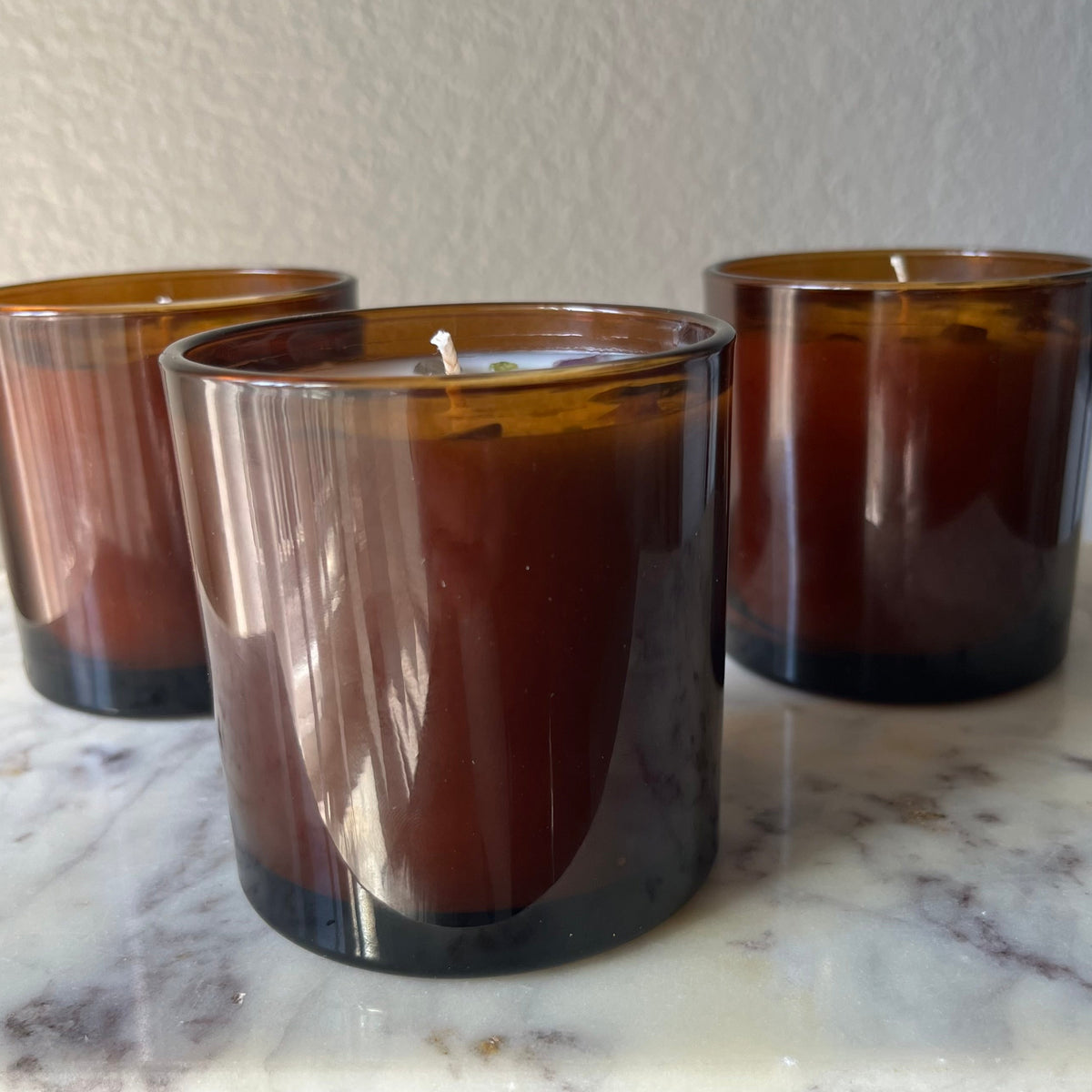 Sweater Weather - Intuition, Magic, Protection - Practical Magic inspired Crystal Candle