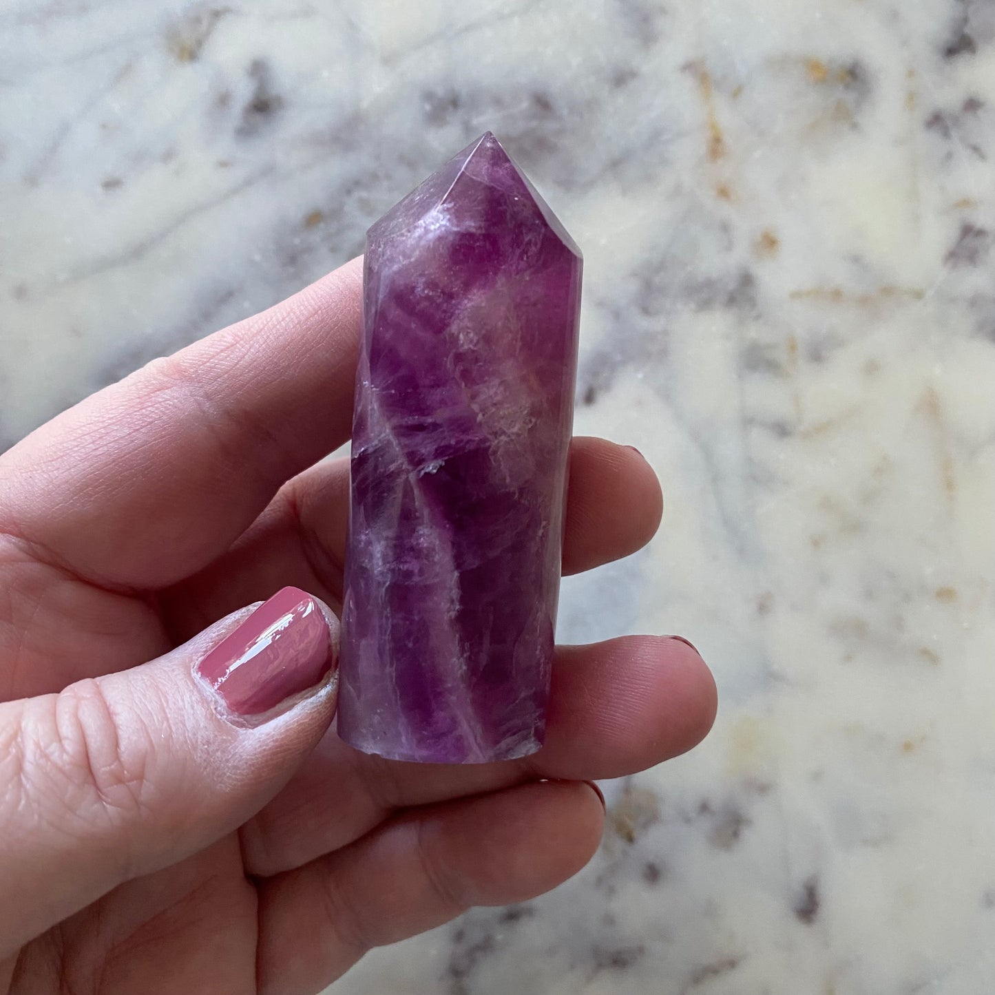 Purple Fluorite Tower