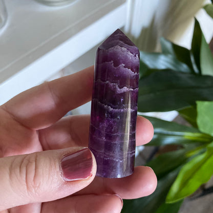 Purple Fluorite Tower